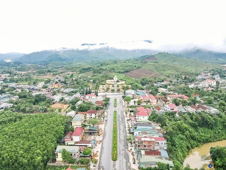 Huyện Đakrông nhìn từ trên cao
