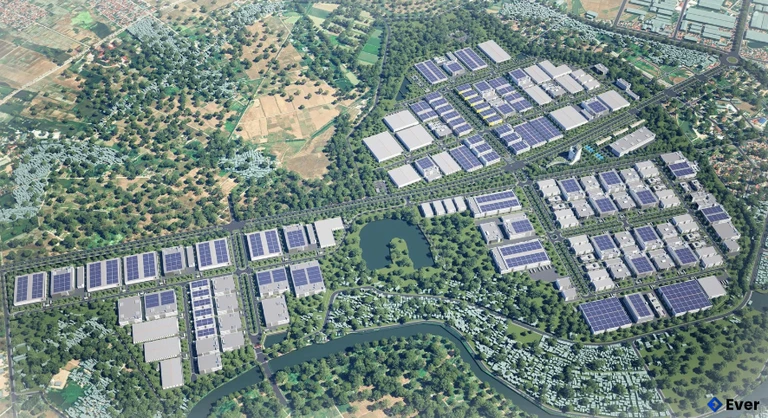 Khu công nghiệp Nam Bình Xuyên Green Park phát triển theo định hướng xanh, thông minh, bền vững.