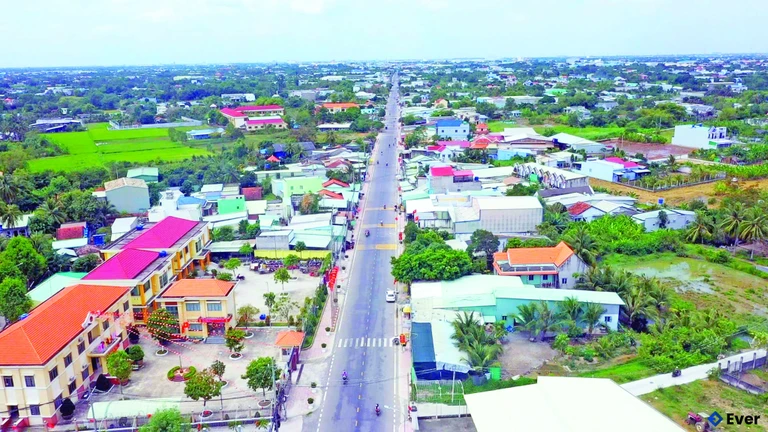 Khu dân cư của xã Phước Lý được quy hoạch tập trung chủ yếu dọc theo các trục giao thông chính