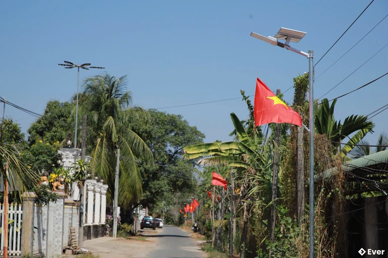 Khu dân cư hiện hữu tại Xã Tân Lập được định hướng chỉnh trang theo hướng đồng bộ hạ tầng