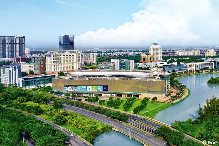 Khu vực Cresent Mall, phường Tân Mỹ