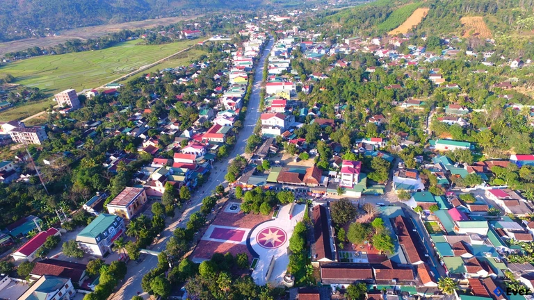 Khu vực trung tâm thị trân Kim Sơn trở thành