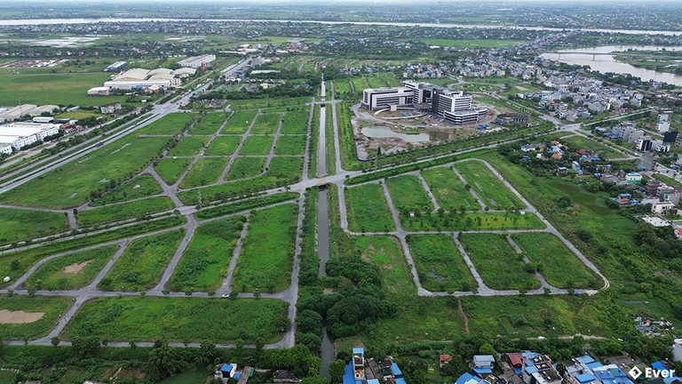 Khu vực xây dựng Khu đô thị mới Mỹ Trung