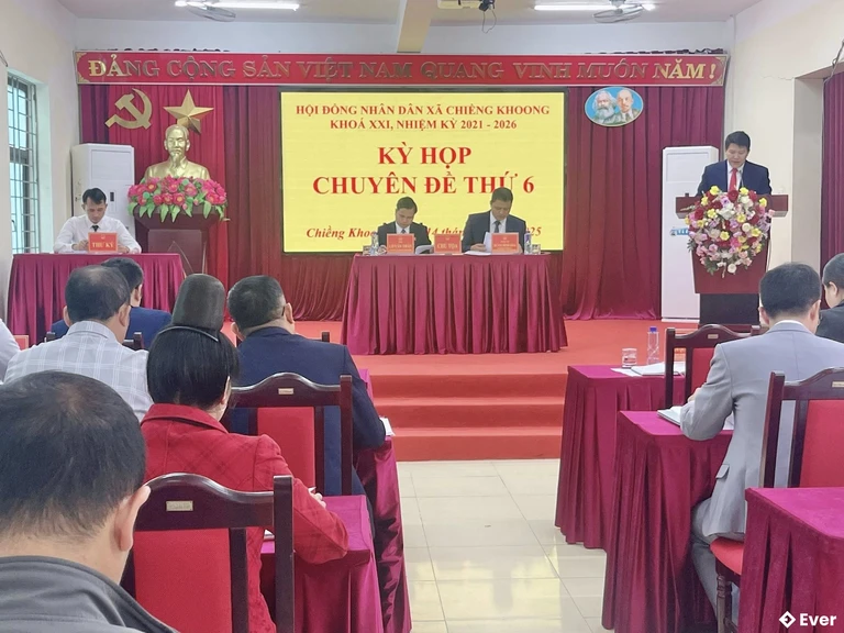 Kỳ họp chuyên đề thứ 6 tại xã Chiềng Khoong