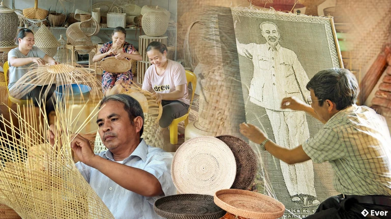 Làng nghề mây tre đan Phú Vinh