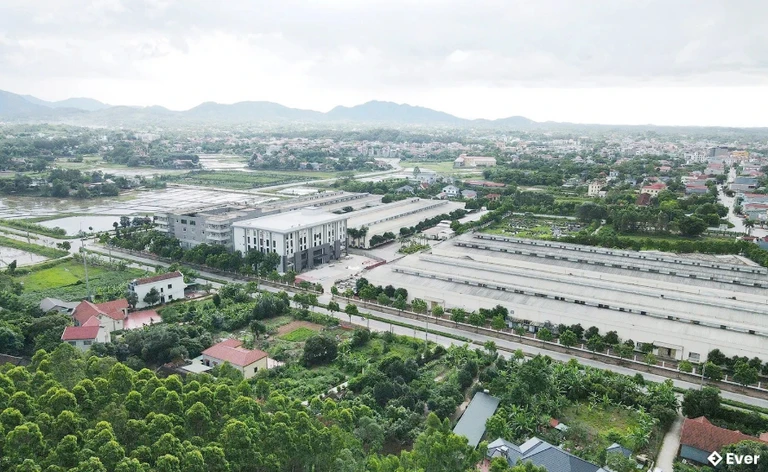 Một góc Khu công nghiệp xã Tiên Lữ, tỉnh Phú Thọ