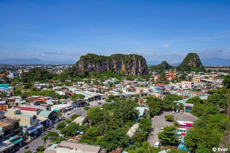 Một góc phường Ngũ Hành Sơn từ trên cao