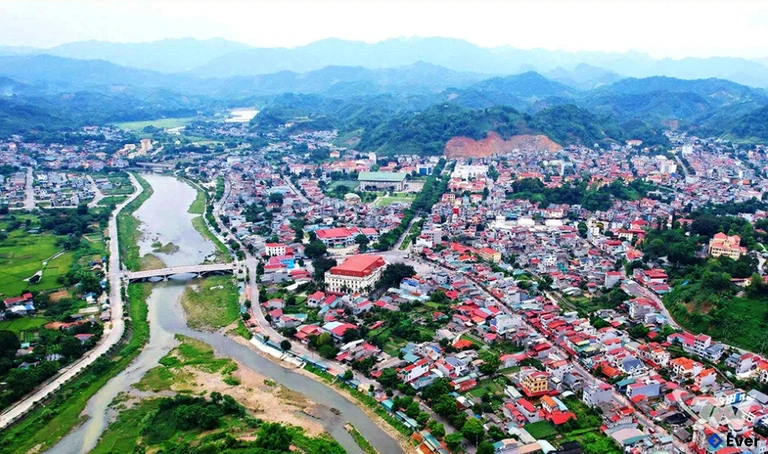 Một góc trung tâm phường Đức Xuân