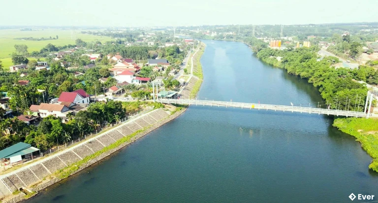 Một góc xã Hiếu Giang