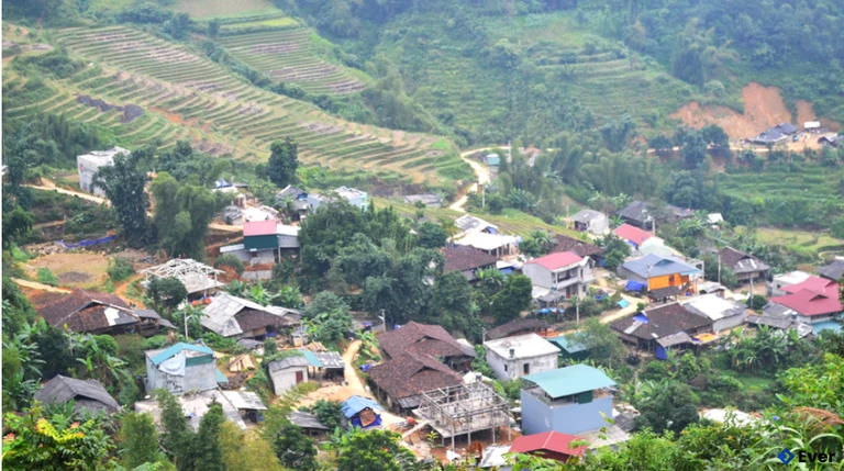 Một góc xã Tát Ngà