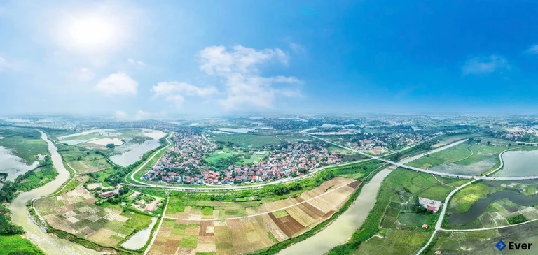 Một góc xã Vĩnh Thành