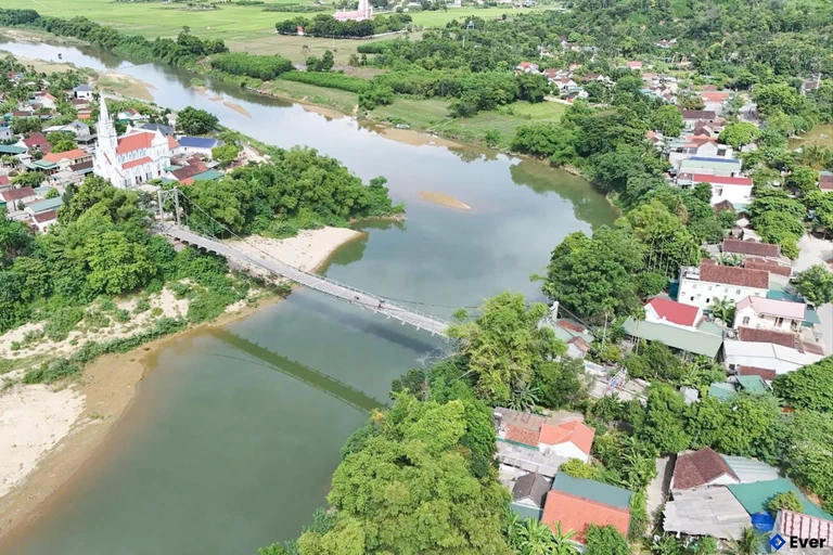 Một phần diện mạo xã Cát Ngạn, tỉnh Nghệ An sau sáp nhập