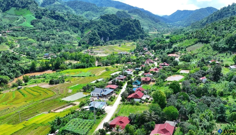 Một phần diện mạo xã Xuân Nha sau sáp nhập