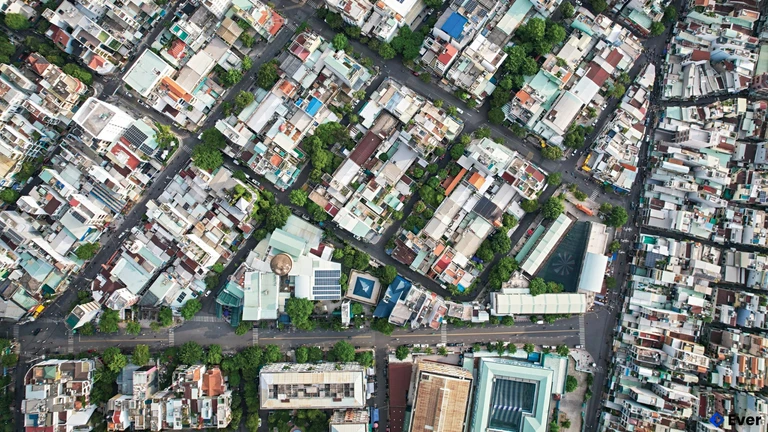 Một phần khu vực Cư xá Bắc Hải chụp từ trên cao