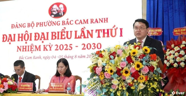 Phường Bắc Cam Ranh tổ chức đại hội đại biểu lần thứ I, nhiệm kỳ 2025 - 2030