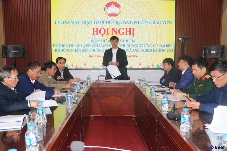 Phường Đào Viên tổ chức hội nghị hiệp thương lần 2, nhiệm kỳ 2026 - 2031