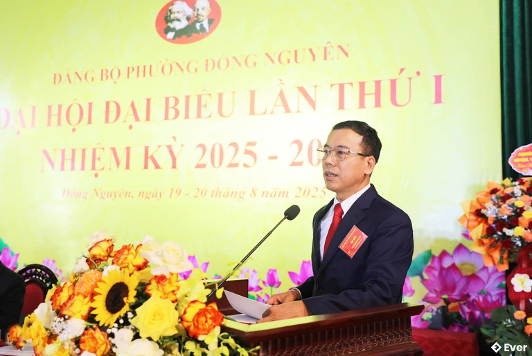 Phường Đồng Nguyên tổ chức đại hội đại biểu lần I, nhiệm kỳ 2025 - 2030