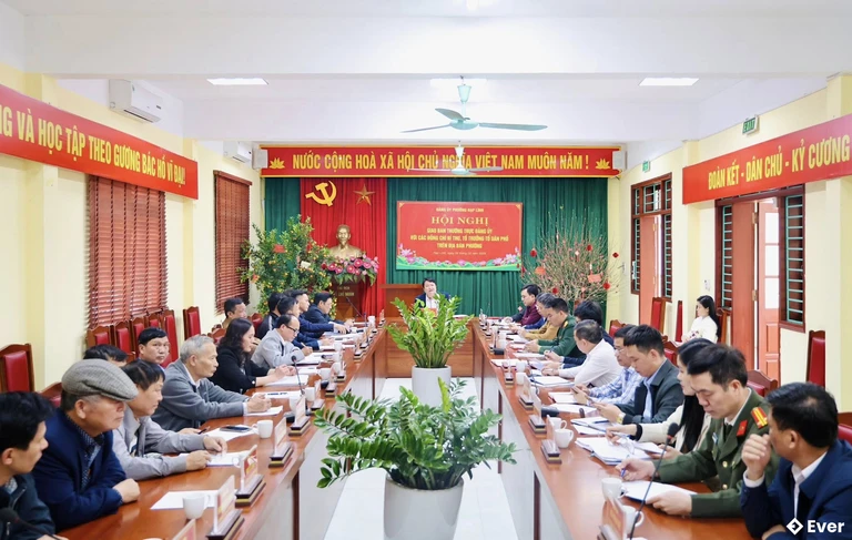 Phường Hạp Lĩnh tổ chức giao ban thường vụ Đảng ủy