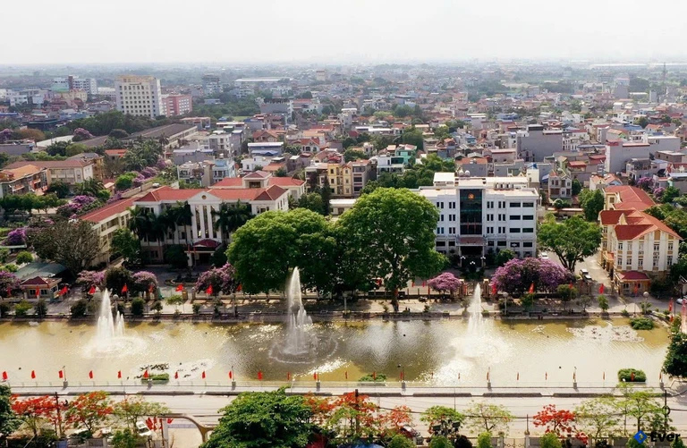 Phường Mỹ Hào nhìn từ trên cao