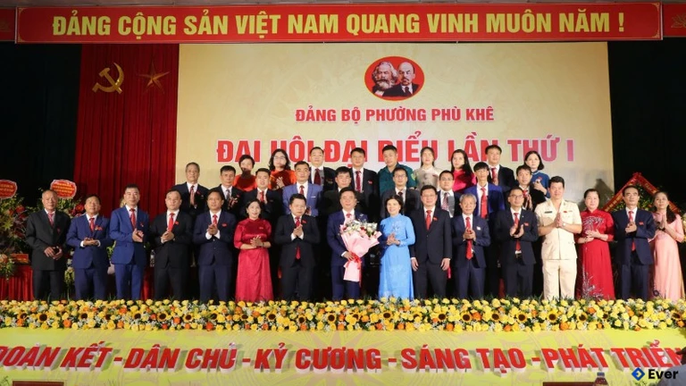 Phường Phù Khê tổ chức đại hội đại biểu lần thứ I, nhiệm kỳ 2025 -2030