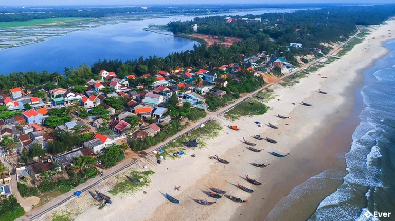 Phường Quảng Phú sau sáp nhập nhìn từ trên cao