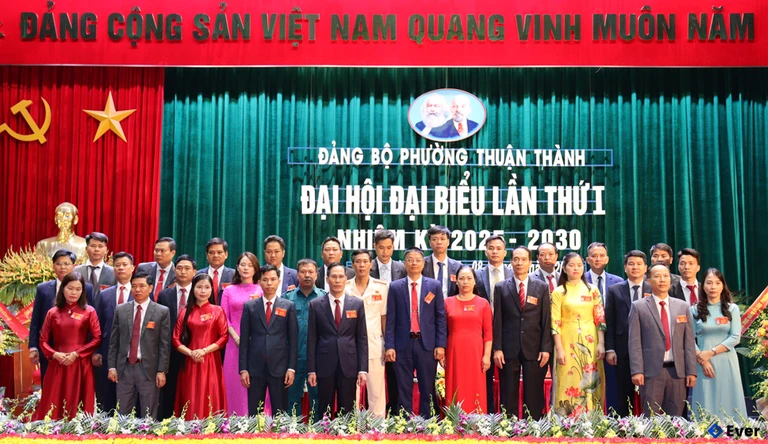 Phường Thuận Thành tổ chức đại hội đại biểu lần thứ I, nhiệm kỳ 2025 - 2030