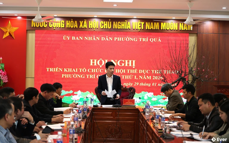 Phường Trí Quả tổ chức hội nghị thể thao lần thứ I, năm 2026