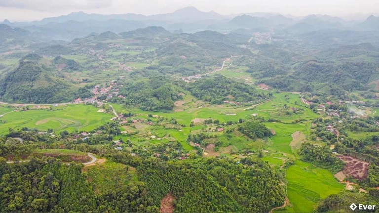 Quy hoạch không gian xanh tại xã Cường Lợi