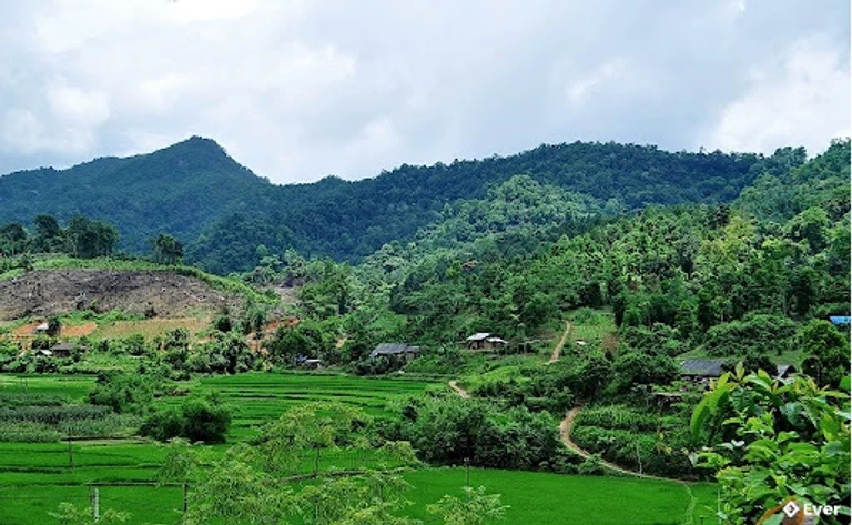 Quy hoạch không gian xanh tại xã Na Rì