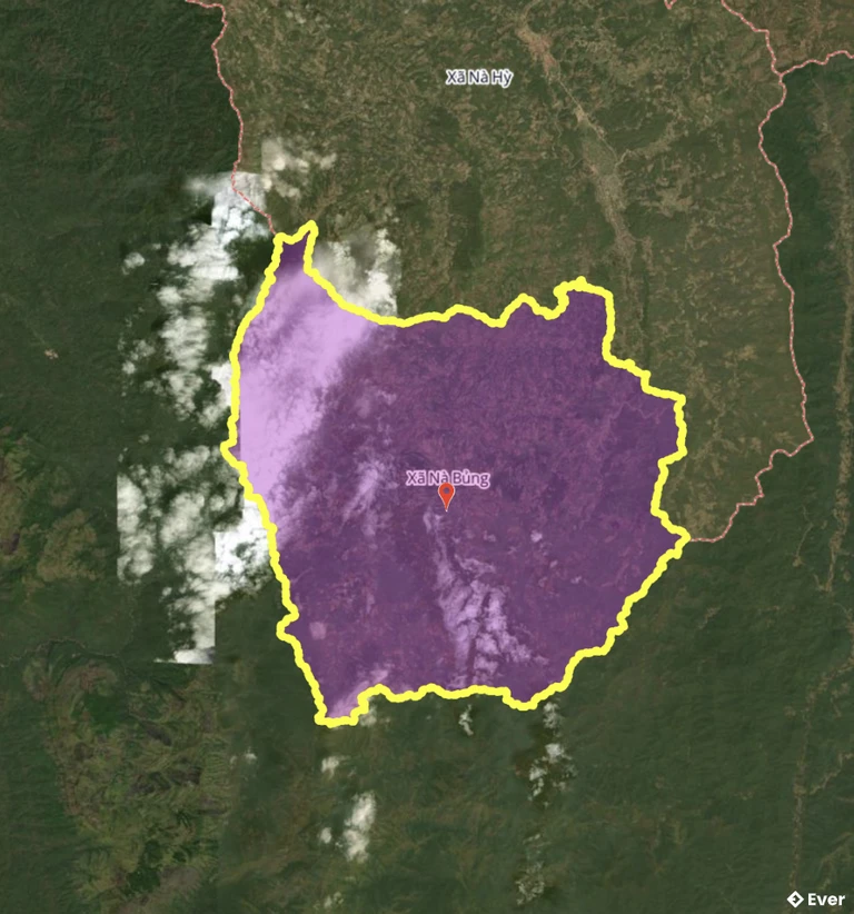 Ranh giới hành chính xã Nà Bủng