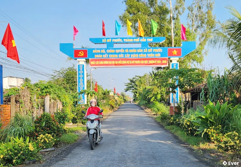 Sau sáp nhập, xã Mỹ Phước dù giữ nguyên hiện trạng nhưng vẫn là 1 điểm nhấn trong sự phát triển của thành phố Cần Thơ
