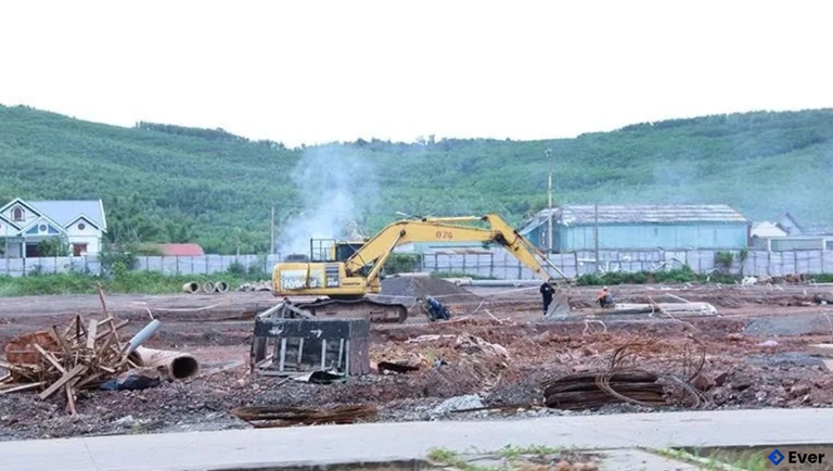 Thi công dây chuyền 4, Nhà máy luyện cán thép Nghi Sơn số 2