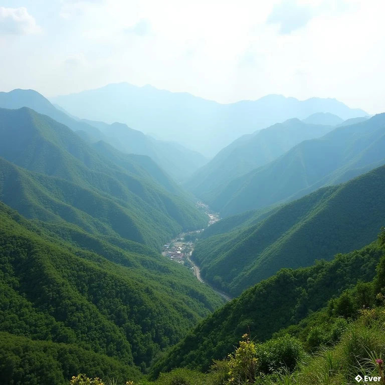 Thung lũng tại xã Khánh Hoà, Lào Cai
