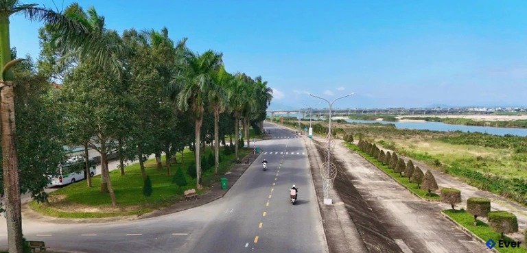 Toàn cảnh khu vực sẽ “lột xác” thành phố đi bộ ven sông ở Quảng Ngãi