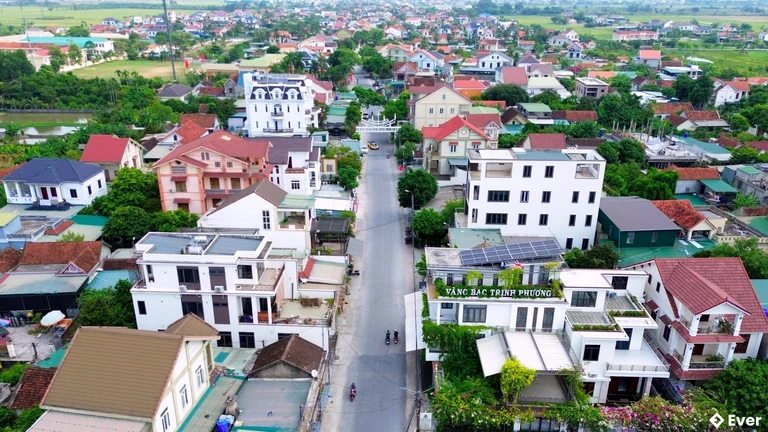 Tổng quan một góc khu vực dân cư xã Diễn Châu