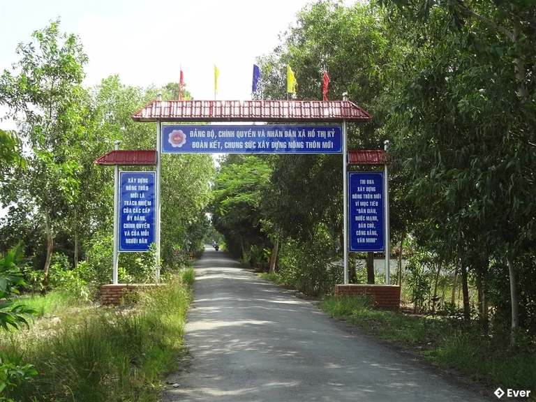 Tổng quan xã Hồ Thị Kỷ sau sáp nhập