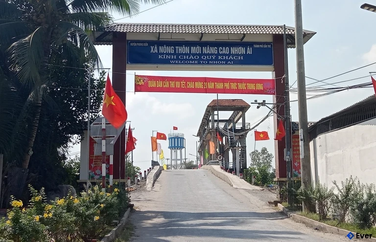 Tổng quan xã Nhơn Ái sau sáp nhập