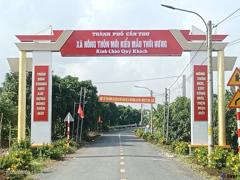 Tổng quan xã Thới Hưng sau sáp nhập