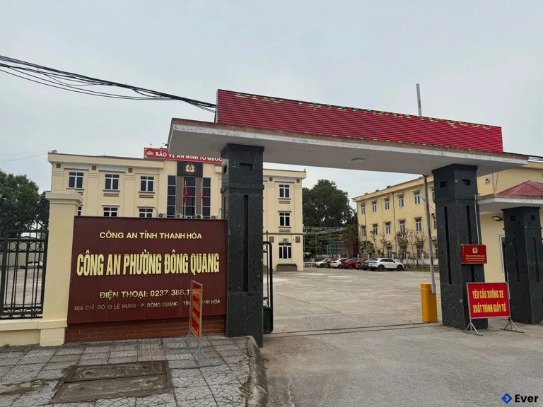 Trụ sở công an phường Đông Quang, tỉnh Thanh Hóa