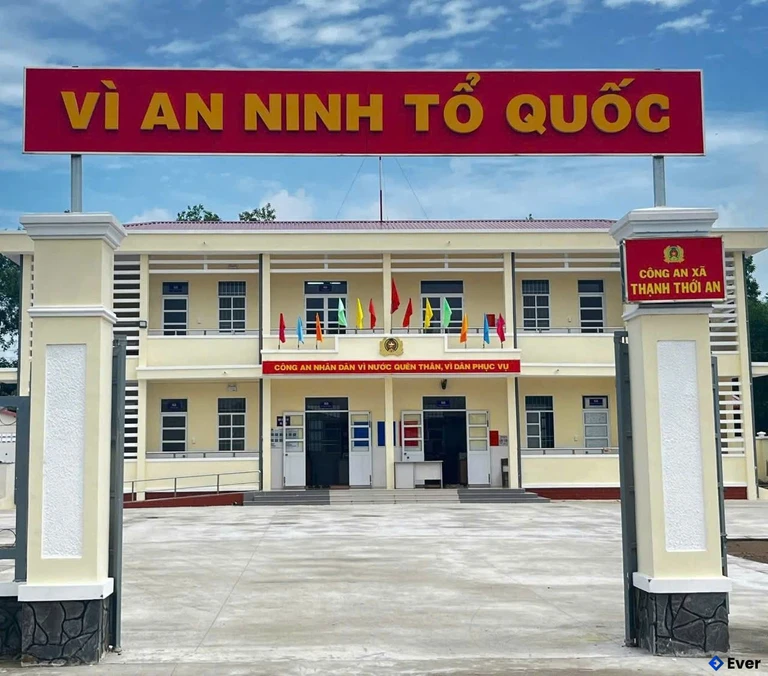 Trụ sở công an xã Thạnh Thới An
