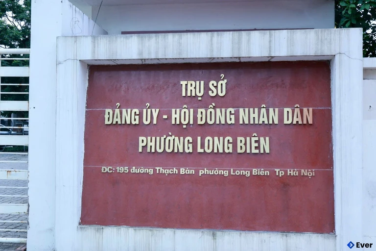 Trụ sở Đảng ủy - HĐND phường Long Biên