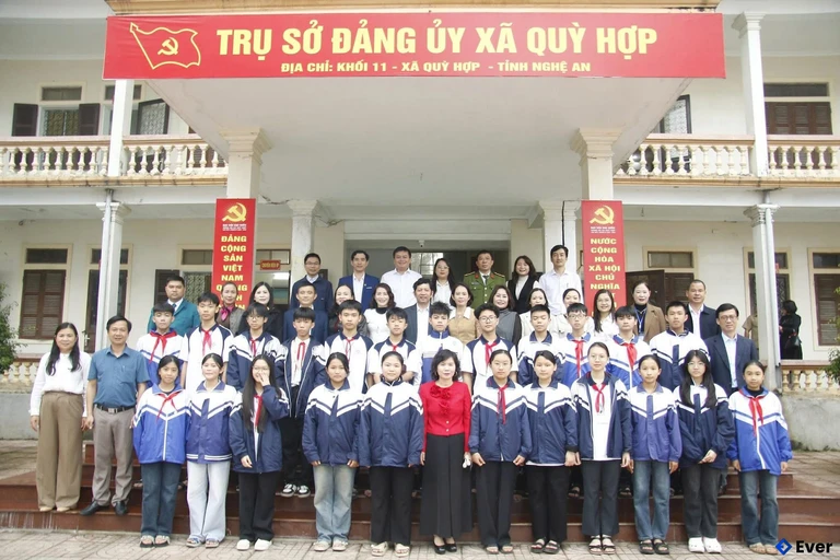 Trụ sở đảng ủy xã Quỳ Hợp sau sáp nhập