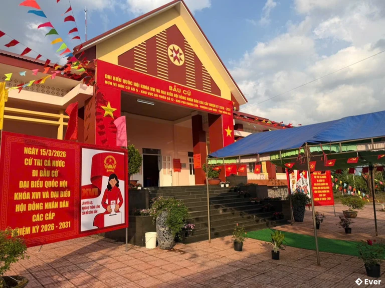 Trụ sở hành chính phường Bảo Vinh sau sáp nhập