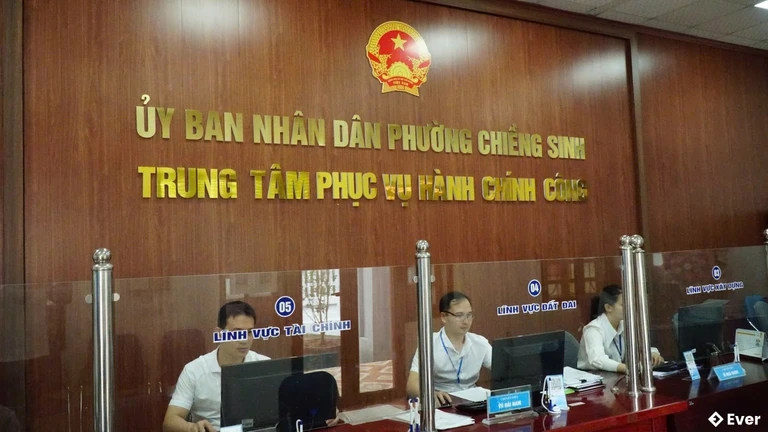 Trụ sở hành chính phường Chiềng Sinh sau sáp nhập