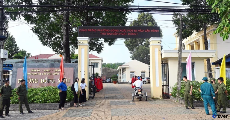 Trụ sở hành chính phường Đồng Xoài sau sáp nhập