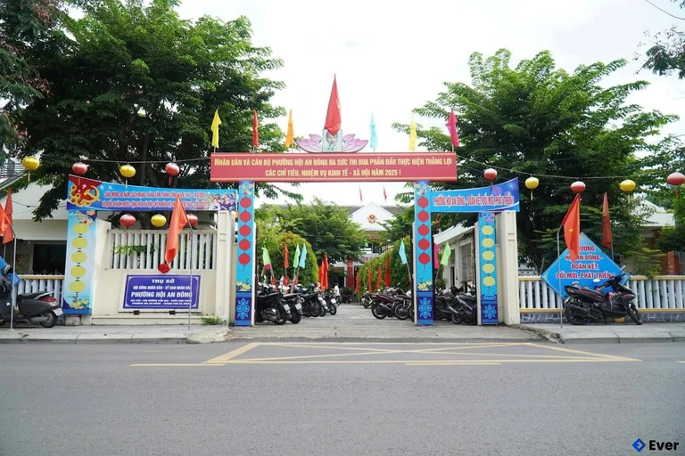 Trụ sở hành chính phường Hội An Đông sau sáp nhập