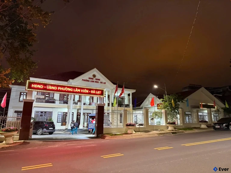 Trụ sở hành chính phường Lâm Viên - Đà Lạt sau sáp nhập