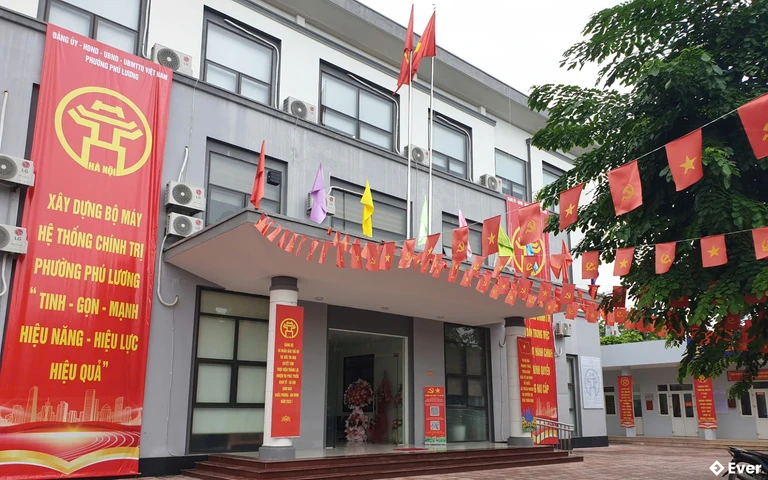Trụ sở hành chính phường Phú Lương, Hà Nội sau sáp nhập