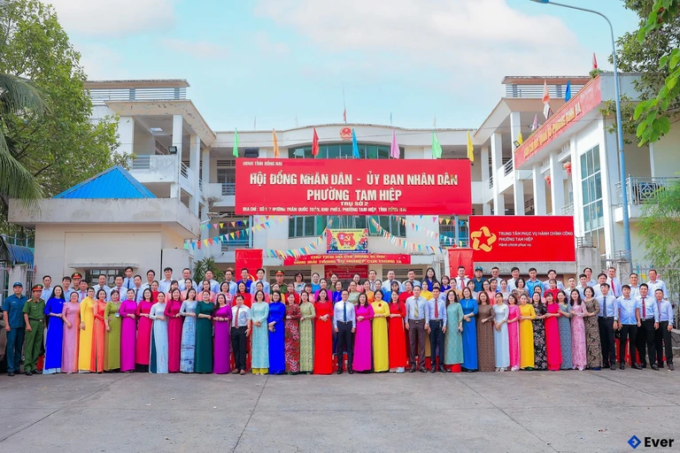 Trụ sở hành chính phường Tam Hiệp sau sáp nhập