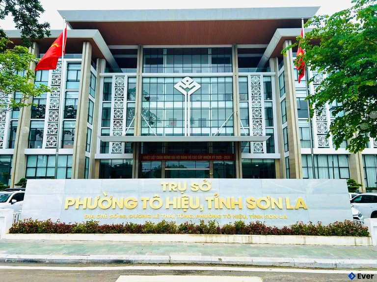 Trụ sở hành chính phường Tô Hiệu sau sáp nhập